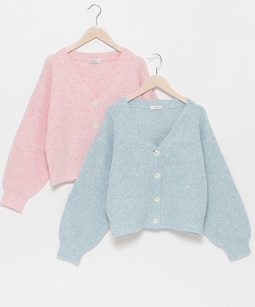カーディガン ボレロ ミックスカラーニットカーディガン（カーディガン/ボレロ