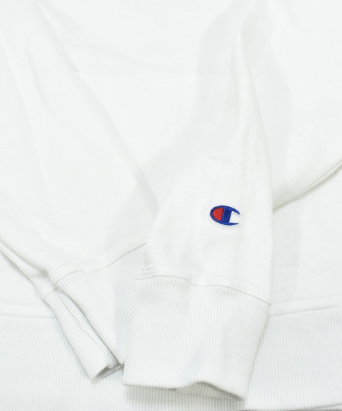 Champion（チャンピオン）の「【ヴィンテージ古着】Champion / チャンピオン ロゴ刺繍 スウェットパーカー（パーカー・メンズ・ホワイト・MEDIUM）」の6枚目の写真