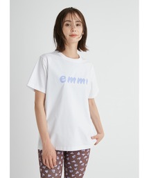 【emmi atelier】ペイントemmiロゴTシャツ