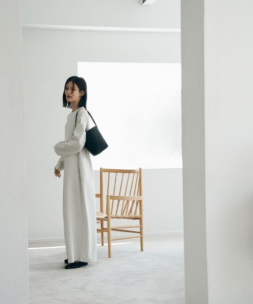 marjour（マージュール）の「OTONA MAXI LENGTH ONEPIECE（ワンピース・レディース・オートミール/ブラック・S～Ｍ/M～Ｌ）」の22枚目の写真