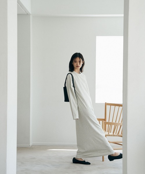 marjour（マージュール）の「OTONA MAXI LENGTH ONEPIECE（ワンピース・レディース・オートミール/ブラック・S～Ｍ/M～Ｌ）」の15枚目の写真