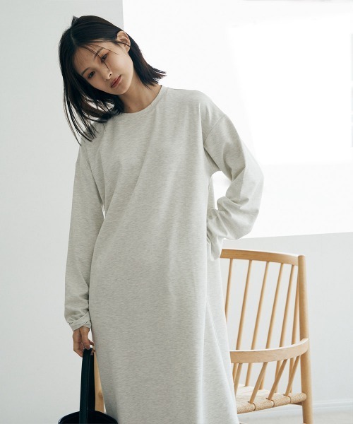 marjour（マージュール）の「OTONA MAXI LENGTH ONEPIECE（ワンピース・レディース・オートミール/ブラック・S～Ｍ/M～Ｌ）」の19枚目の写真