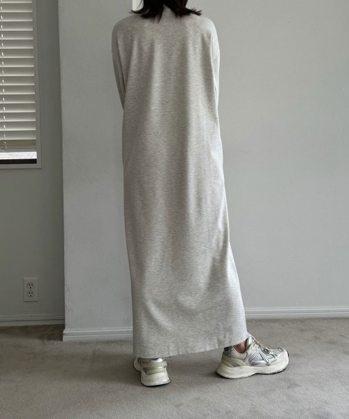 marjour（マージュール）の「OTONA MAXI LENGTH ONEPIECE（ワンピース・レディース・オートミール/ブラック・S～Ｍ/M～Ｌ）」の13枚目の写真