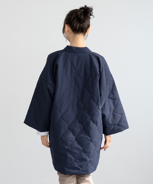 SOUBIEN(ソウビエン)の「半纏 ダウン キルティング 部屋着 防寒(その他アウター・レディース・オフホワイト/グレー/ネイビー/カーキ・M/L)」の21枚目の写真