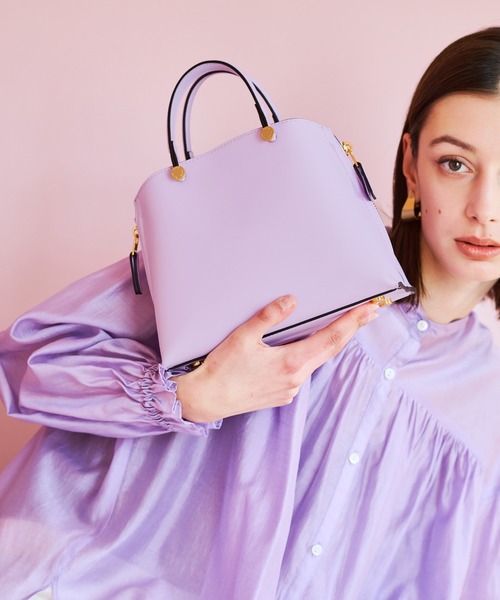 E'POR（エポール）の「【E'POR】Y BAG Mini【超軽量】（ハンドバッグ・レディース・ライトグレー/オフホワイト/モスグリーン/ラベンダー/ダークブラウン/ブラック/ベージュ系その他2/レッド/ワイン/パープル系その他3/ブルー系その他5・FREE）」の9枚目の写真