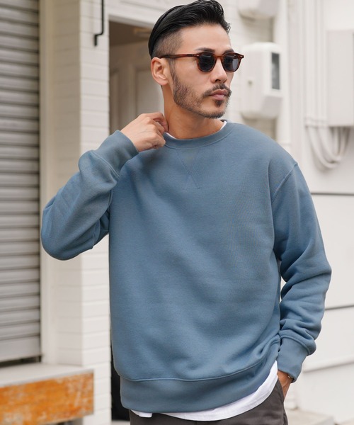 jiggys shop(ジギーズショップ)の「裏起毛 スウェット トレーナー(スウェット・メンズ・ブルー系その他/グリーン/杢グレー/ブラック/ネイビー・X-LARGE/LARGE/MEDIUM)」の5枚目の写真