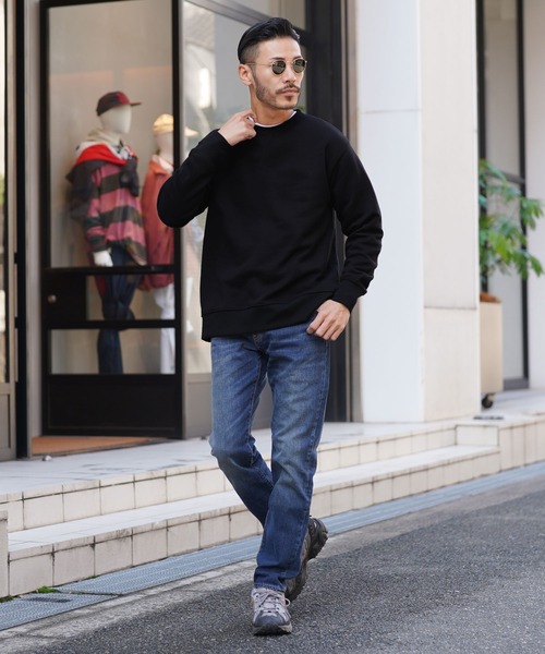 jiggys shop(ジギーズショップ)の「裏起毛 スウェット トレーナー(スウェット・メンズ・ブルー系その他/グリーン/杢グレー/ブラック/ネイビー・X-LARGE/LARGE/MEDIUM)」の13枚目の写真