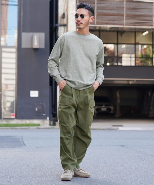 jiggys shop(ジギーズショップ)の「裏起毛 スウェット トレーナー(スウェット・メンズ・ブルー系その他/グリーン/杢グレー/ブラック/ネイビー・X-LARGE/LARGE/MEDIUM)」の15枚目の写真