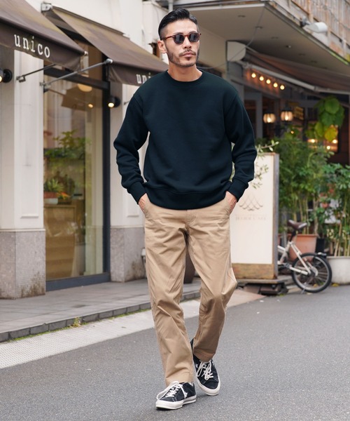 jiggys shop(ジギーズショップ)の「裏起毛 スウェット トレーナー(スウェット・メンズ・ブルー系その他/グリーン/杢グレー/ブラック/ネイビー・X-LARGE/LARGE/MEDIUM)」の19枚目の写真