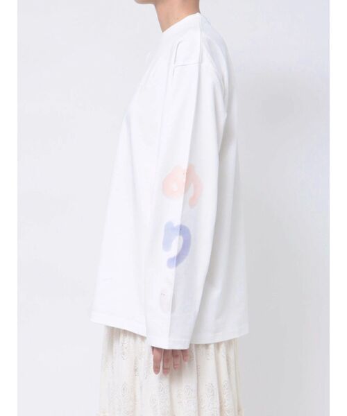 merry jenny（メリージェニー）の「【求心フレンズコラボ】めりぃロンTee（Tシャツ/カットソー・レディース・グレー/オフホワイト/ブルー・FREE）」の16枚目の写真