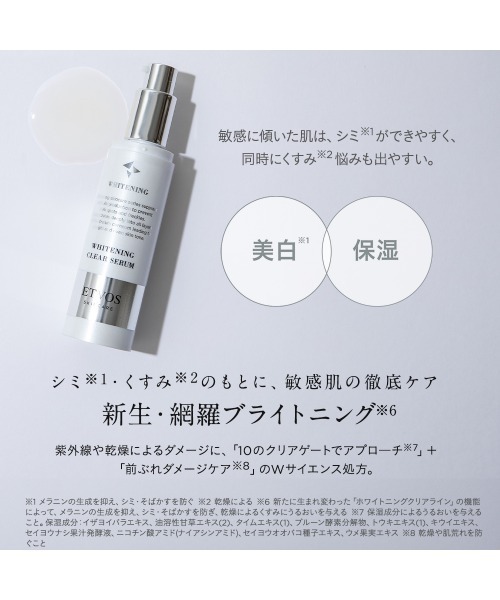 薬用 ホワイトニングクリアセラムW 【医薬部外品】（美容液/オイル