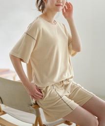 YU'NOW（ユナウ）の「【接触冷感】ひんやりとろけるレーヨンブレンドパイルパジャマ（ルームウェア/パジャマ）」