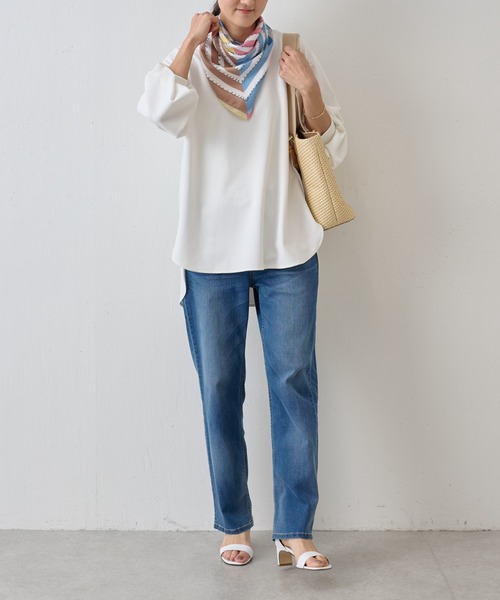 BEARDSLEY（ビアズリー）の「シルクスカーフ（マルチボーダー）（バンダナ/スカーフ・レディース・マルチ・FREE）」の7枚目の写真