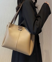 フェイクレザー2wayショルダーバッグ
