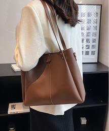 フェイクレザー2wayショルダーバッグ