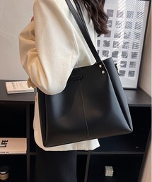 フェイクレザー2wayショルダーバッグ