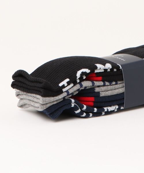 TOMMY HILFIGER（トミーヒルフィガー）の「TOMMY HILFIGER/トミーヒルフィガー ブランド バックロゴ 抗菌防臭 足底パイル 靴下 クルーソックス 3足セット 25cm 26cm 27cm（ソックス/靴下・メンズ・その他1/その他2/ブラック/その他4/その他3・25～27cm/23～25cm）」の14枚目の写真
