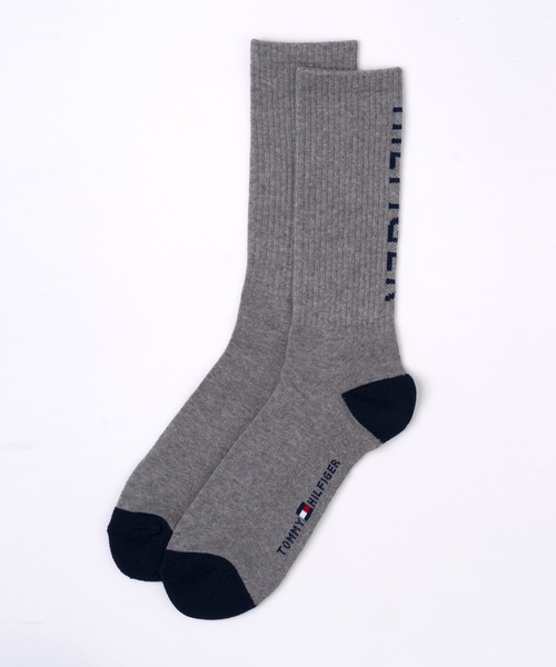 TOMMY HILFIGER（トミーヒルフィガー）の「TOMMY HILFIGER/トミーヒルフィガー ブランド バックロゴ 抗菌防臭 足底パイル 靴下 クルーソックス 3足セット 25cm 26cm 27cm（ソックス/靴下・メンズ・その他1/その他2/ブラック/その他4/その他3・25～27cm/23～25cm）」の10枚目の写真