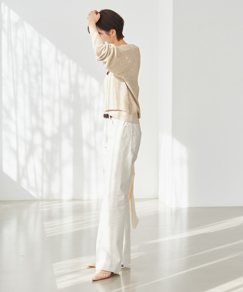 plage（プラージュ）の「LI/PE open ニット（ニット/セーター）」 - WEAR