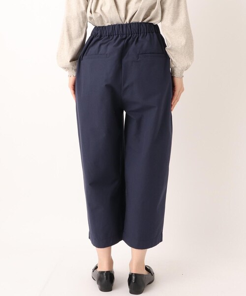 one'sterrace(ワンズテラス)の「綿麻9分丈 ワイドテーパード パンツ(その他パンツ・レディース・ネイビー系5/ベージュ系8/アイボリー系8・02)」の6枚目の写真