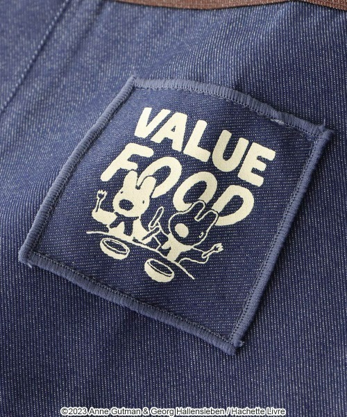 Gaspard et Lisa 綿混 エコロゴストライプ 首掛け 前結びエプロン 70830919（エプロン）｜NAIGAI（ナイガイ）