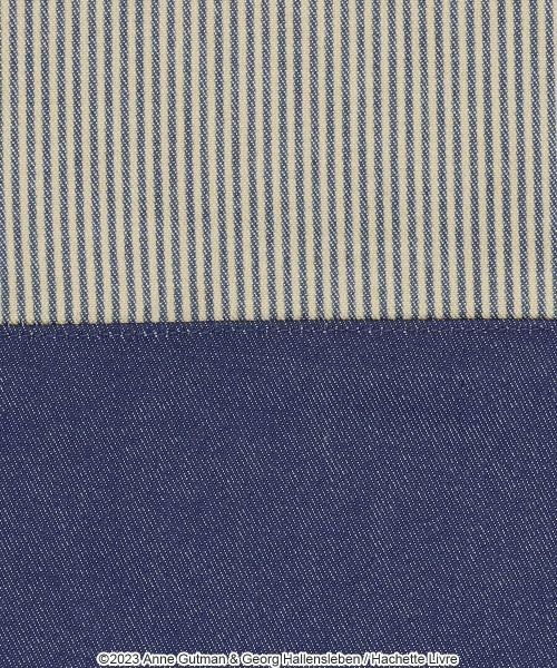 Gaspard et Lisa 綿混 エコロゴストライプ 首掛け 前結びエプロン 70830919（エプロン）｜NAIGAI（ナイガイ）