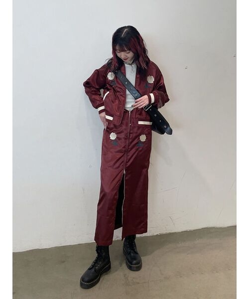 jouetie（ジュエティ）の「ローズエンブロイダリースカジャン