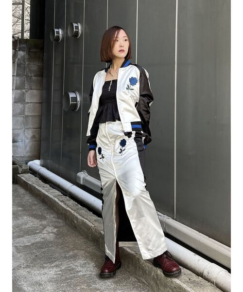 jouetie ローズエンブロイダリースカジャン jouetie（ジュエティ）の「ローズエンブロイダリースカジャン