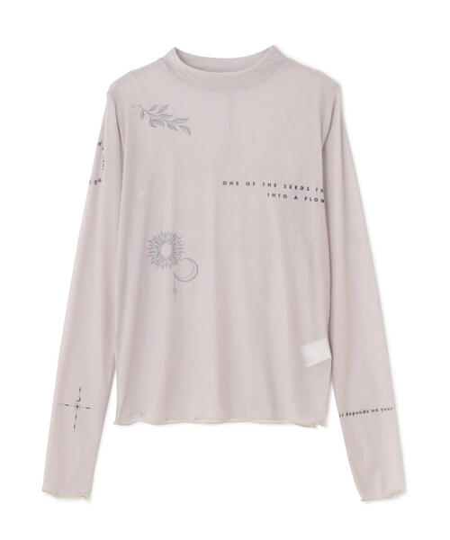FREE'S MART(フリーズマート)の「プリントシアーインナー(Tシャツ/カットソー・レディース・オレンジ系その他/ベージュ系その他・FREE)」の3枚目の写真