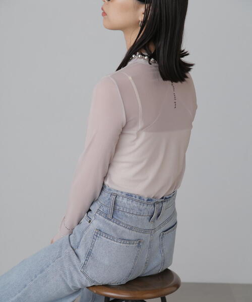 FREE'S MART(フリーズマート)の「プリントシアーインナー(Tシャツ/カットソー・レディース・オレンジ系その他/ベージュ系その他・FREE)」の6枚目の写真