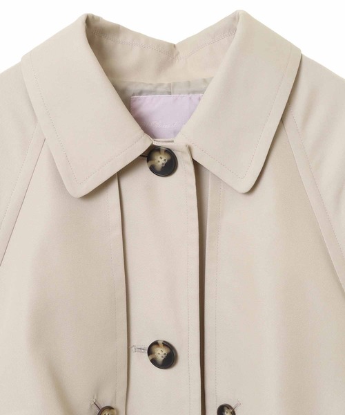 31 Sons de mode（トランテアン　ソン　ドゥ　モード）の「ミディ丈トレンチコート（トレンチコート・レディース・ベージュ/ライトグレー・36/38）」の5枚目の写真