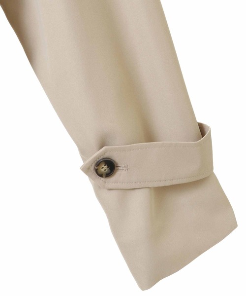 31 Sons de mode（トランテアン　ソン　ドゥ　モード）の「ミディ丈トレンチコート（トレンチコート・レディース・ベージュ/ライトグレー・36/38）」の7枚目の写真