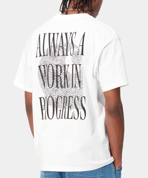 【セール】Carhartt WIP/カーハートダブリューアイピー S/S ALWAYS A WIP T-SHIRT 半袖Ｔシャツ バックプリント I033174（Tシャツ/カットソー）｜Carhartt WIP（カーハートダブリューアイピー）