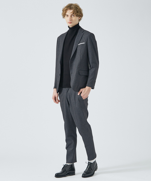 DESIGNWORKS（デザインワークス）の「【セットアップ対応】ポンチプリント パンツ（スラックス・メンズ・チャコールグレー/ブラウン/ネイビー・44/46/48/50）」の13枚目の写真