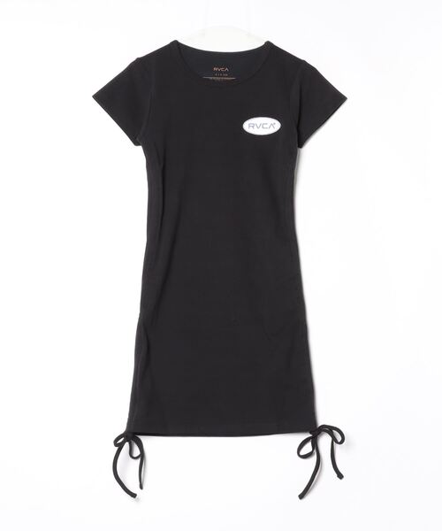 RVCA(ルーカ)の「RVCA/ルーカ ワンピース RVCA BORDER TEE BE043-501(ワンピース・レディース・ブラック/アーミー・M/S)」の6枚目の写真