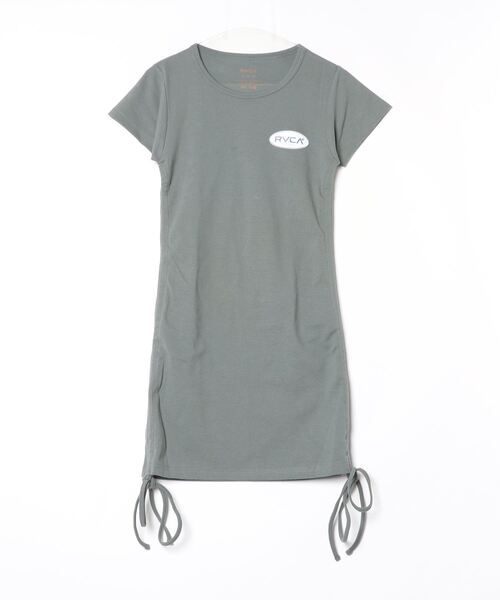 RVCA(ルーカ)の「RVCA/ルーカ ワンピース RVCA BORDER TEE BE043-501(ワンピース・レディース・ブラック/アーミー・M/S)」の7枚目の写真