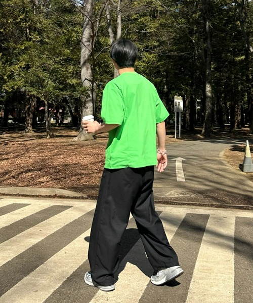 Franklin Climbing（フランクリンクライミング）の「【Franklin Climbing】ワンポイント刺繍ポケット半袖Tee（Tシャツ/カットソー・メンズ・ホワイト/スカイブルー/ブラック/グレー/オレンジ/グリーン・MEDIUM/LARGE/X-LARGE）」の20枚目の写真