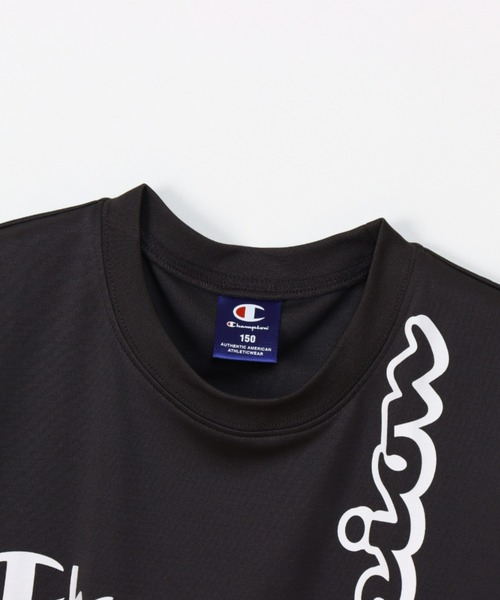 Champion(チャンピオン)の「Champion/チャンピオン T-SHIRT AND SHORTS SET(ジャージ・キッズ・ブラック/チャコールグレー/ブルー/ラベンダー/ホワイト/ライム・120/130/140/150/160)」の19枚目の写真