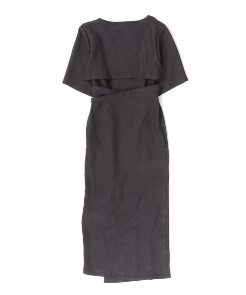 k3&co.（ケイスリーアンドコー）の「Wrap Dress（ワンピース・レディース・ブラック/レッド/グリーン・ONE SIZE）」の5枚目の写真
