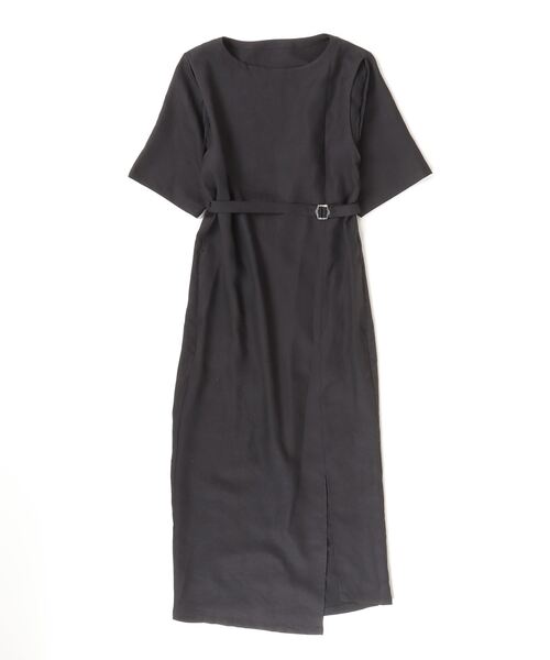 k3&co.（ケイスリーアンドコー）の「Wrap Dress（ワンピース・レディース・ブラック/レッド/グリーン・ONE SIZE）」の4枚目の写真