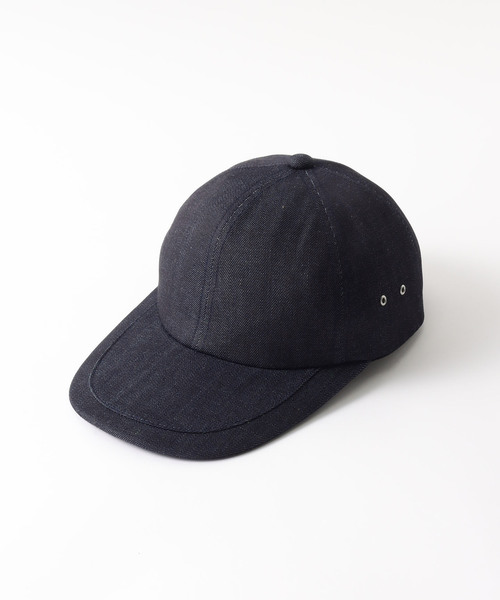 RACAL（ラカル）の「【RACAL / ラカル】 Long Bill Denim Cap（キャップ・メンズ・ネイビー/ブラック/ホワイト・FREE）」の3枚目の写真
