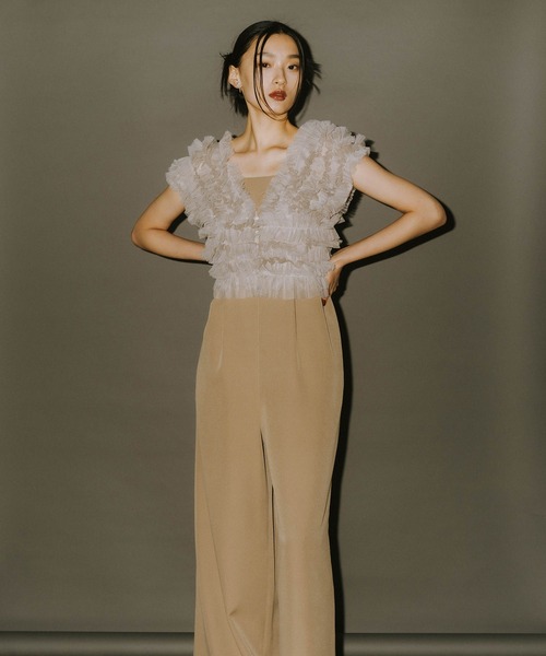 ワンピース andresd / tulle vest all in one dress ANDRESD/tulle vest all in one dress