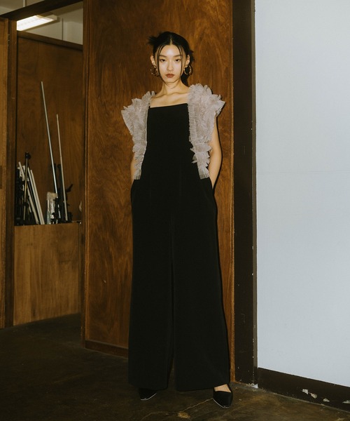 ANDRESD（アンドレスド）の「tulle vest all in one dress