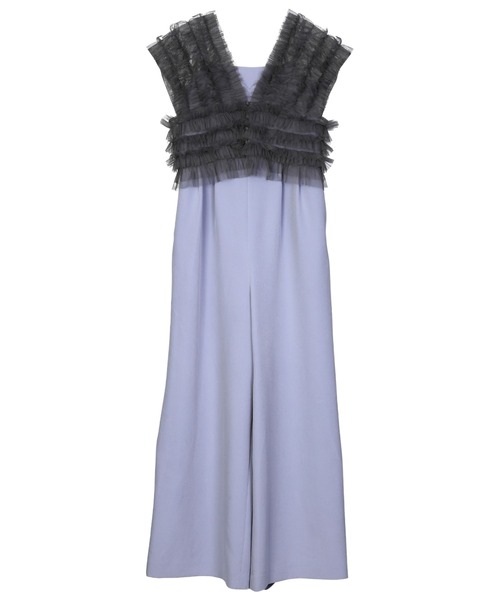 ワンピース andresd / tulle vest all in one dress ANDRÉSD】Tulle Vest All-in-One Dress
