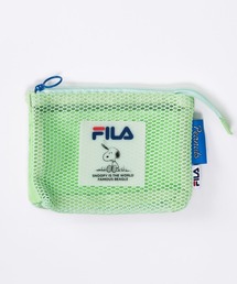 FILA（フィラ）の「FILA フィラ ×PEANUTS ピーナッツ SNOOPY スヌーピー コラボ 3ROOM メッシュ ポーチ 小物入れ（ポーチ）」