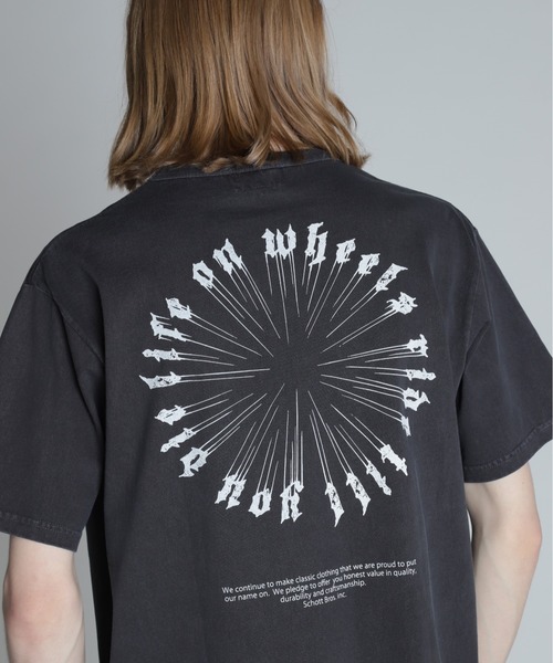 Schott/ショット/SS T-SHIRT MESSAGE WHEEL/メッセージホイール Tシャツ（Tシャツ/カットソー）｜schott（ショット）
