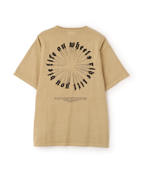 セール】Schott/ショット/SS T-SHIRT MESSAGE WHEEL/メッセージ