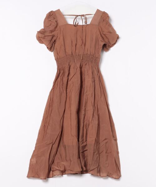 【セール】スクエアネックフェミニンワンピース（ワンピース）｜aimoha（アイモハ）