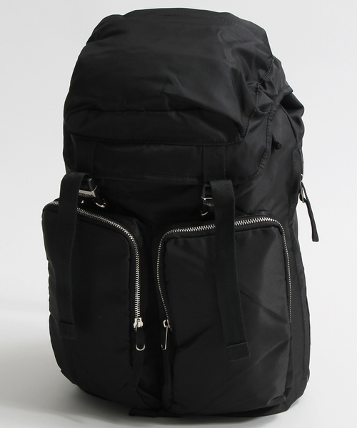 WEGO（ウィゴー）の「WEGO/ダブルポケットバックパック（バックパック/リュック・メンズ・ブラック/カーキ/カモフラージュ・FREE）」の9枚目の写真