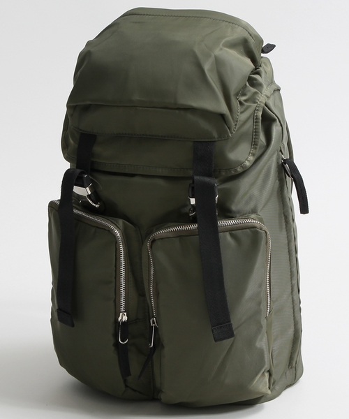 WEGO（ウィゴー）の「WEGO/ダブルポケットバックパック（バックパック/リュック・メンズ・ブラック/カーキ/カモフラージュ・FREE）」の10枚目の写真